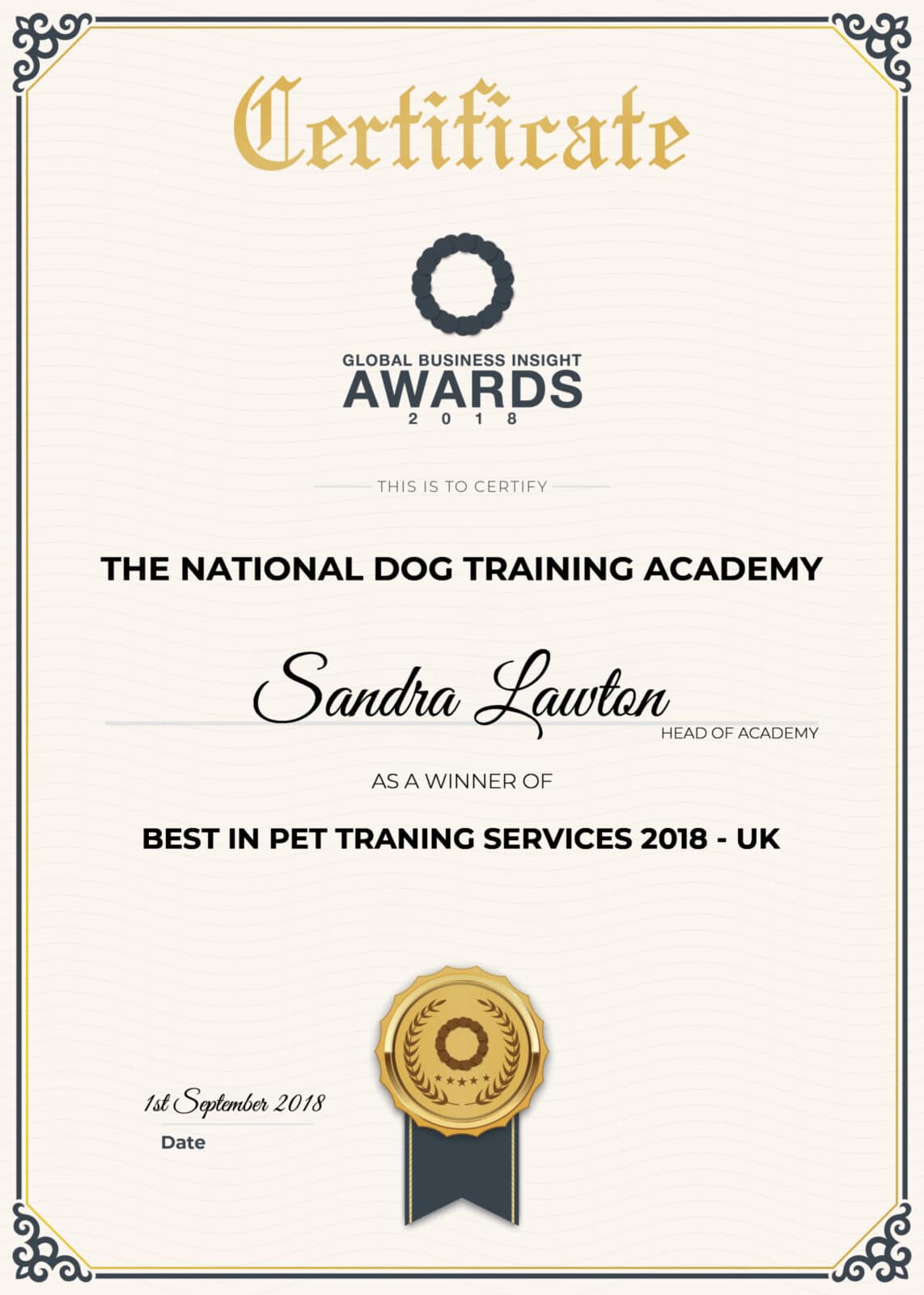 NATIONAL DOG TRAINING SERVICES REVIEWS visual data 7